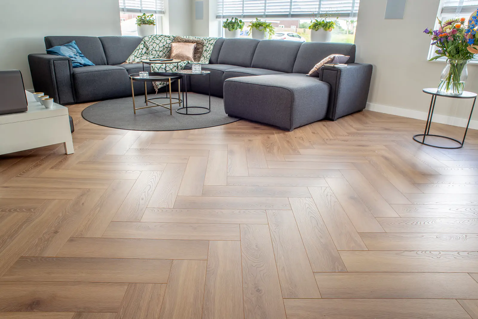 Maison Royale Visgraat XL PVC Smoked Oak